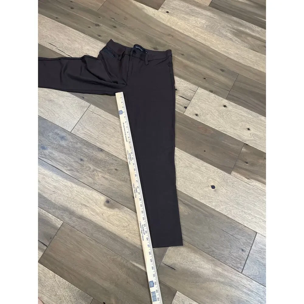Calvin Klein Jeans Soft Stretch Brown Ankle Pants Size 10 Casual Basic Career